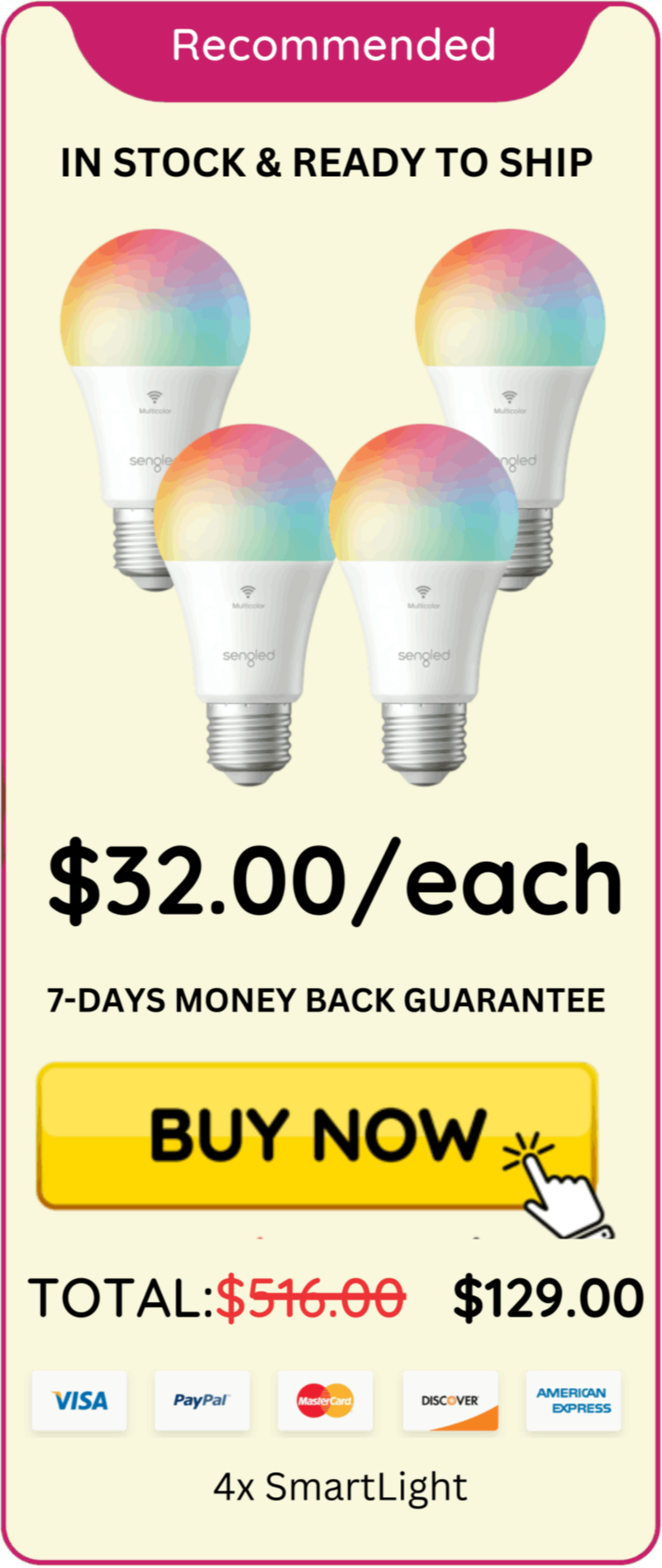 SmartLight package price 
